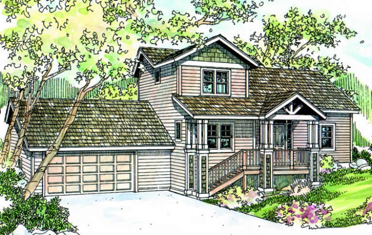 House Plan House Plan #855 Front Elevation