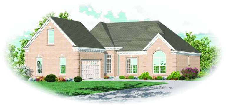 House Plan House Plan #8618 Front Elevation
