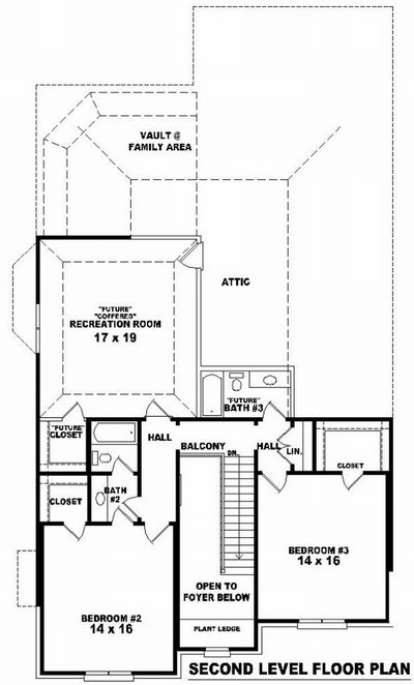 Floorplan 2 for House Plan #053-01208