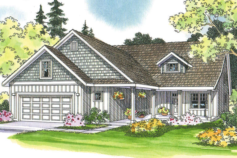 House Plan House Plan #882 Front Elevation 