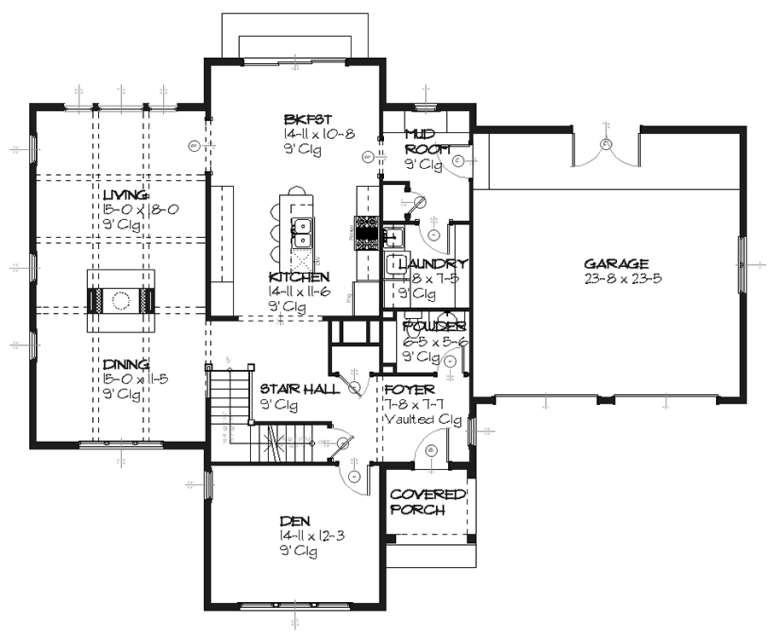 House Plan House Plan #8845 Drawing 1