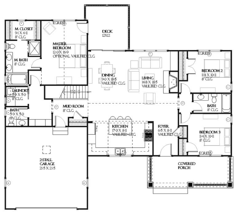 House Plan House Plan #8875 Drawing 1