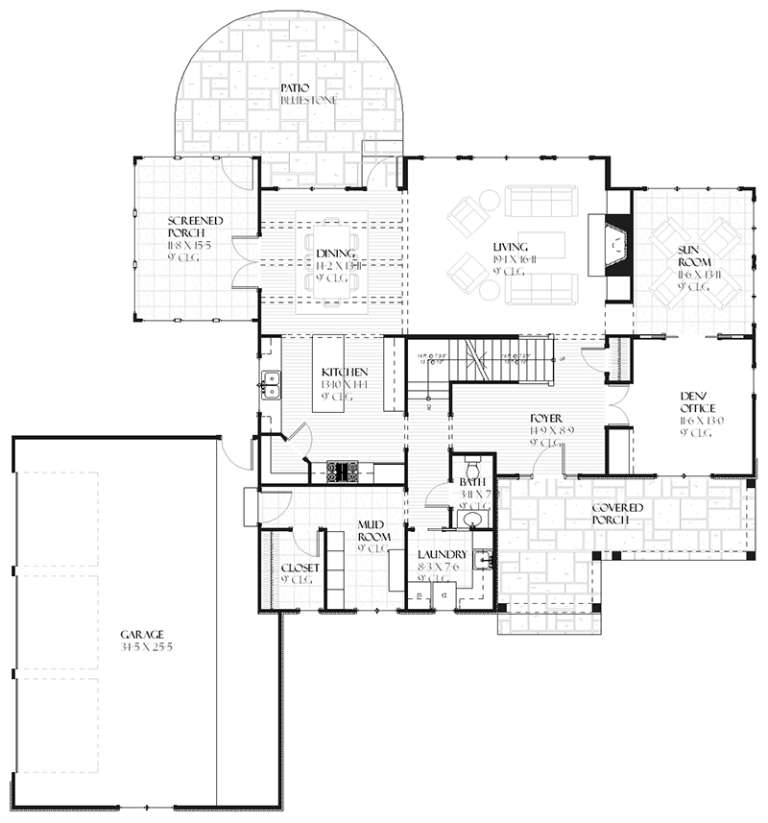 House Plan House Plan #8932 Drawing 1