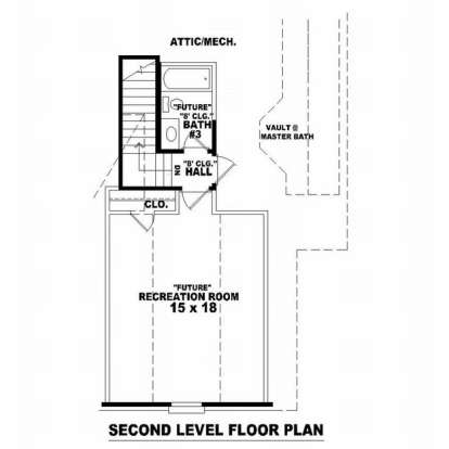 Floorplan 2 for House Plan #053-01506