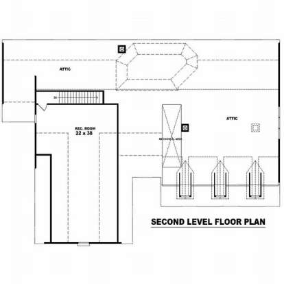 Floorplan 2 for House Plan #053-01533