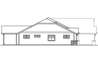 Ranch House Plan #035-00262 Elevation Photo