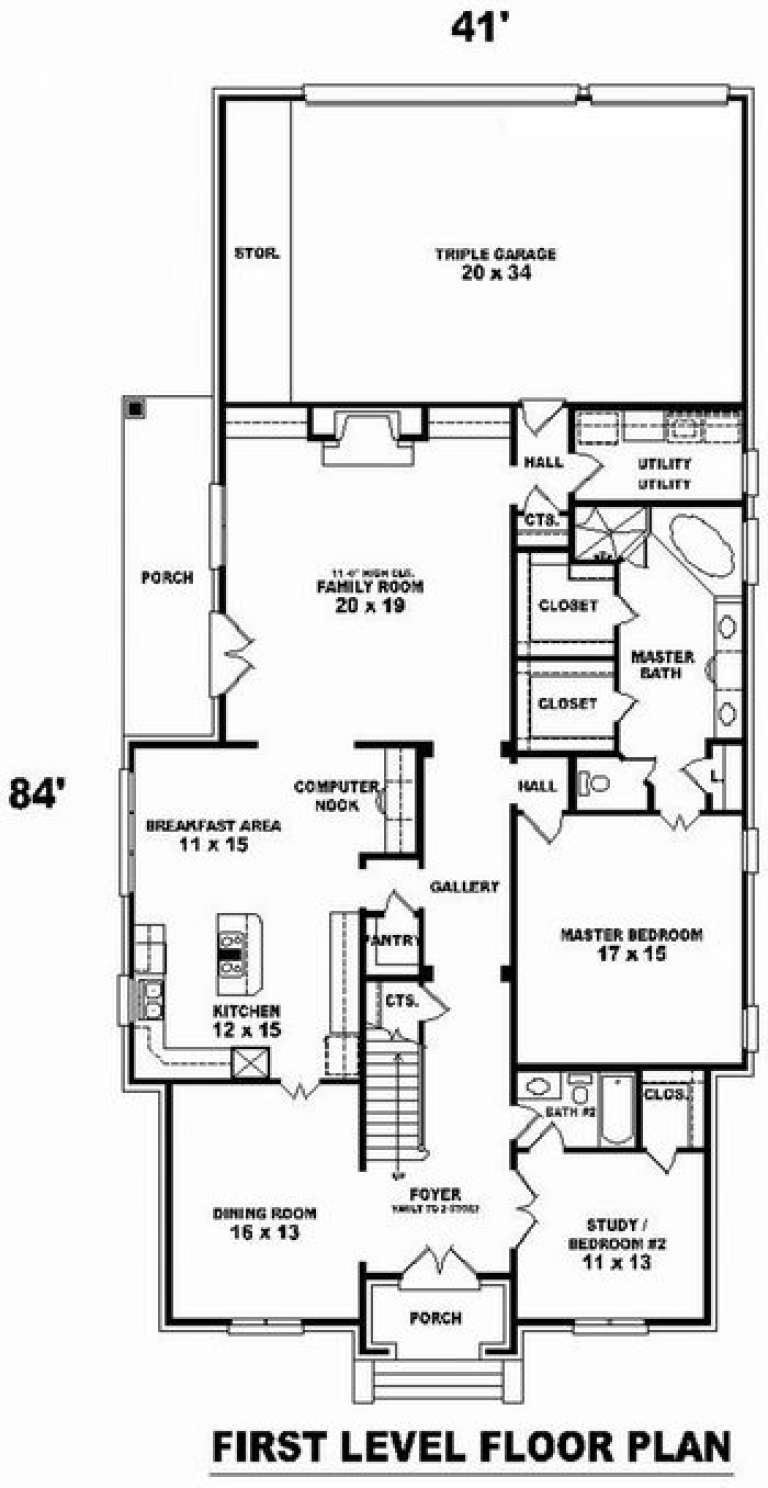 House Plan House Plan #9158 Drawing 1