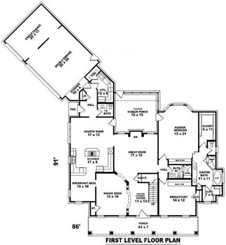 House Plan House Plan #9214 Drawing 1