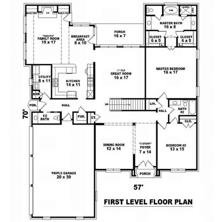 House Plan House Plan #9233 Drawing 1