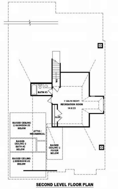 Floorplan 2 for House Plan #053-01656