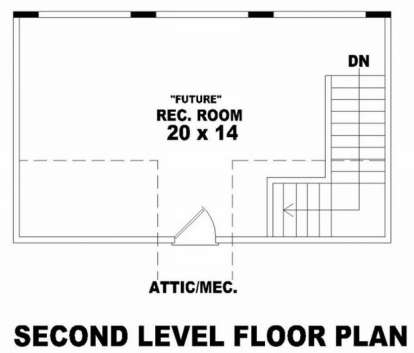 Floorplan 2 for House Plan #053-01660