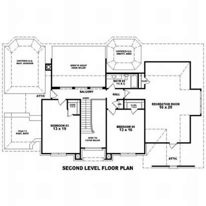 Floorplan 2 for House Plan #053-01710