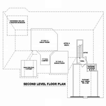 Floorplan 2 for House Plan #053-01745