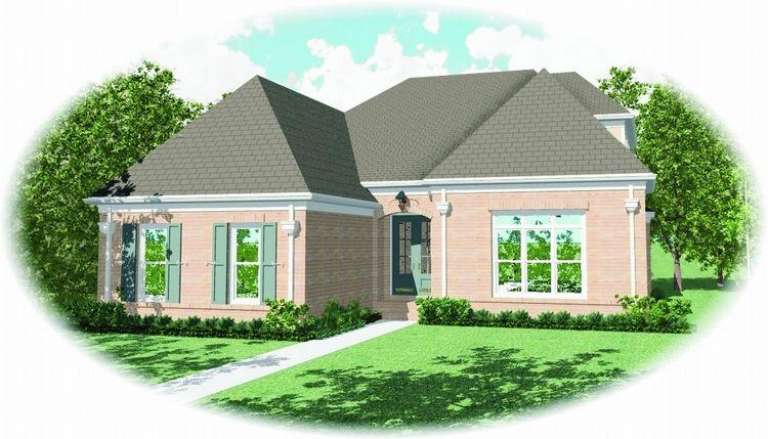 House Plan House Plan #9382 Front Elevation
