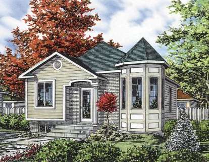 Small House Plan #1785-00025 Elevation Photo