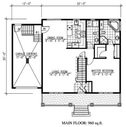 Floorplan 1 for House Plan #1785-00130