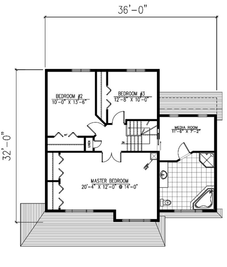 House Plan House Plan #9647 Drawing 2