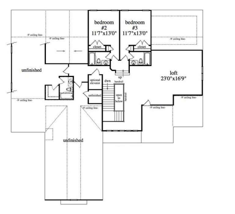 House Plan House Plan #9672 Drawing 3