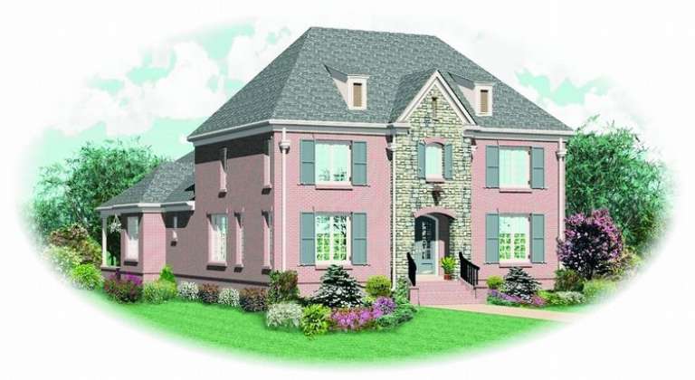 House Plan House Plan #9676 Front Elevation