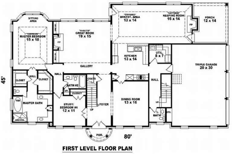 House Plan House Plan #9687 Drawing 1