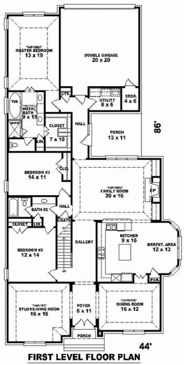 House Plan House Plan #9750 Drawing 1