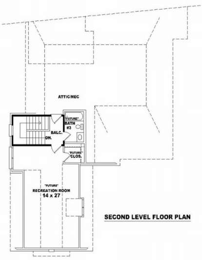 Floorplan 2 for House Plan #053-01882