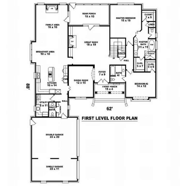 House Plan House Plan #9770 Drawing 1
