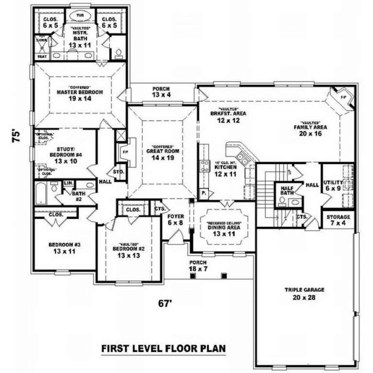 House Plan House Plan #9781 Drawing 1