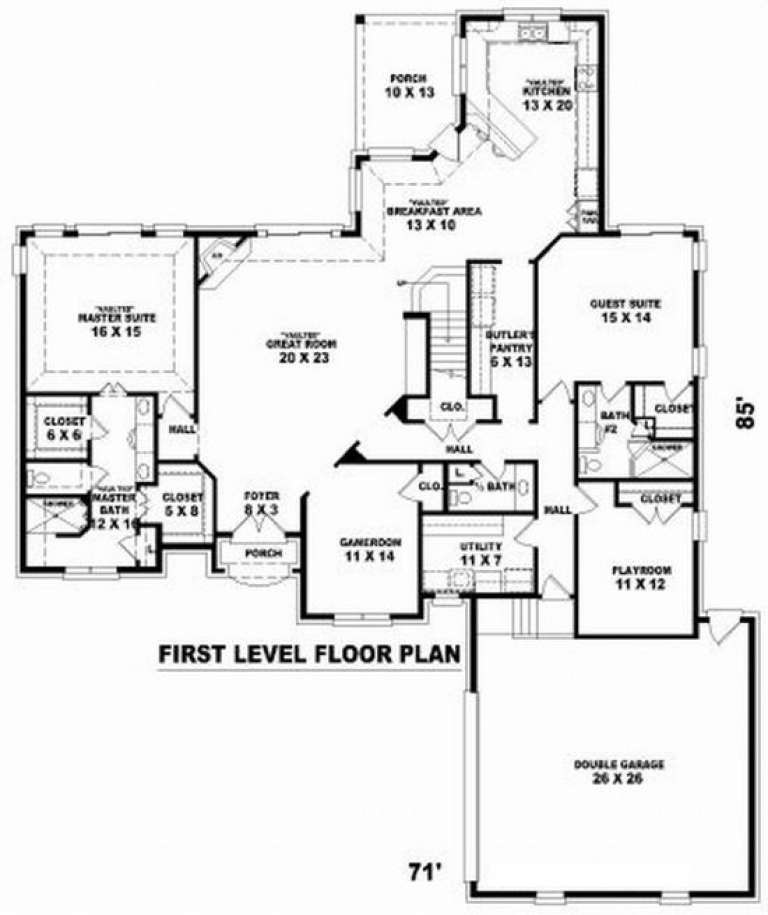 House Plan House Plan #9803 Drawing 1