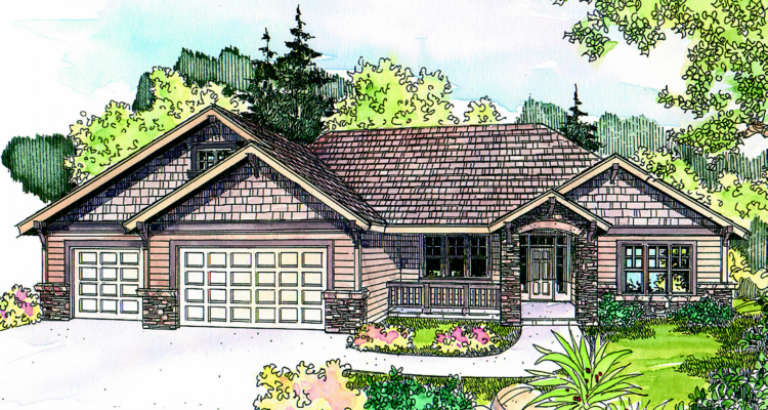 House Plan House Plan #983 Front Elevation