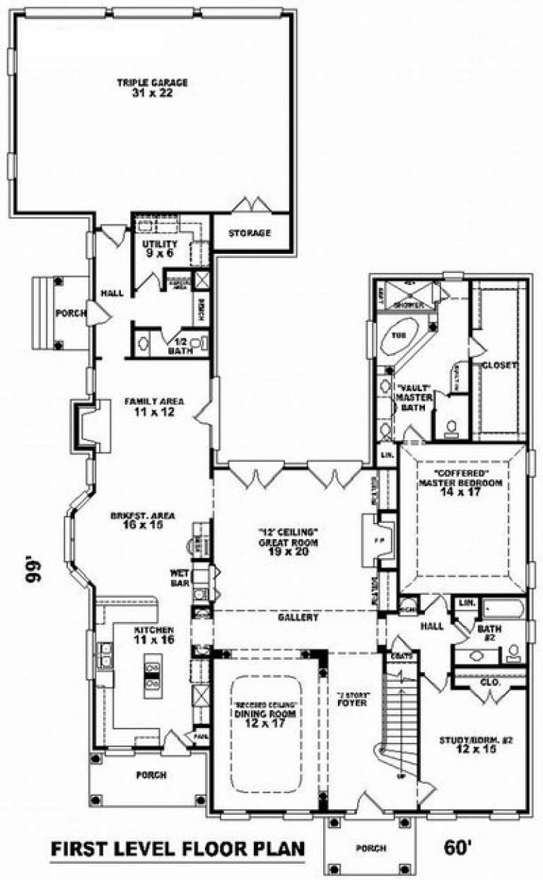 House Plan House Plan #9833 Drawing 1