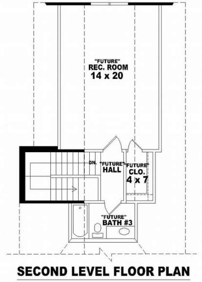 Floorplan 2 for House Plan #053-01971