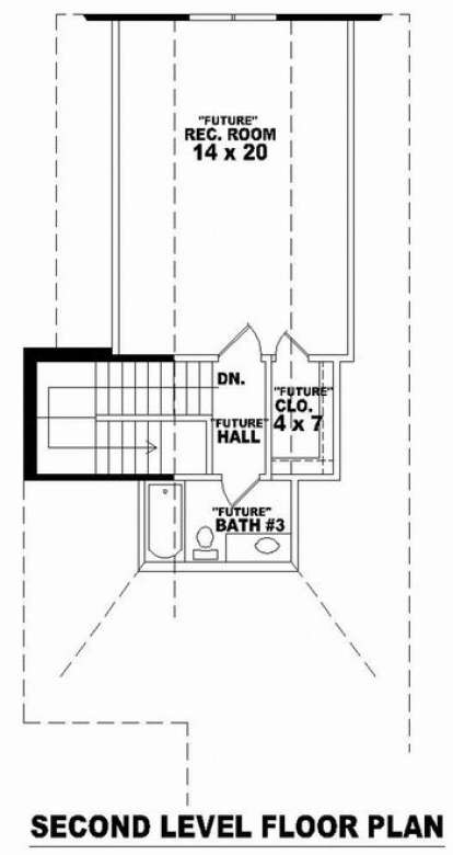 Floorplan 2 for House Plan #053-01972