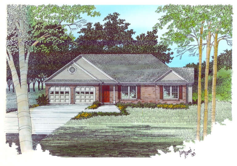 House Plan House Plan #986 Front Elevation