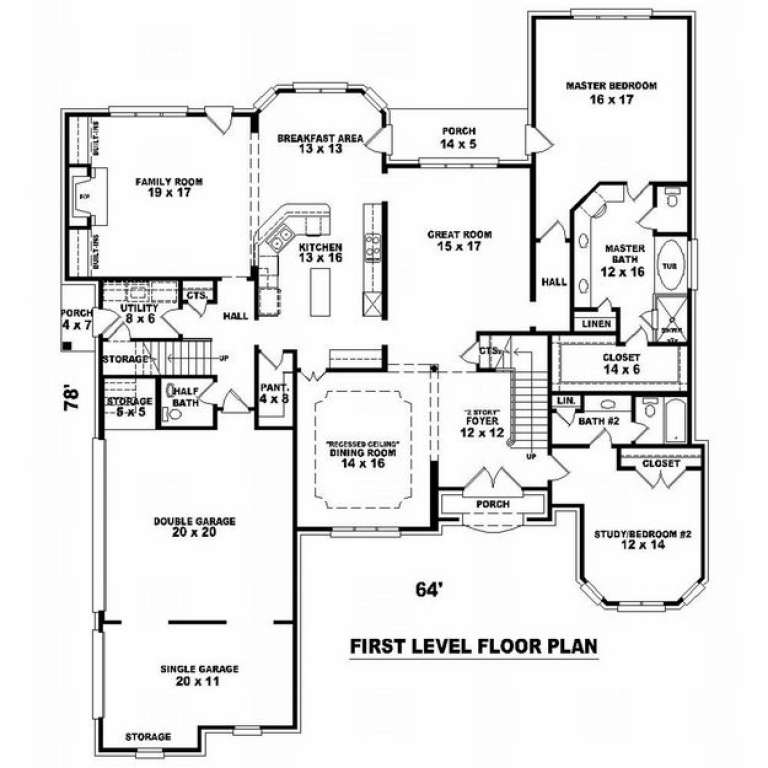 House Plan House Plan #9863 Drawing 1
