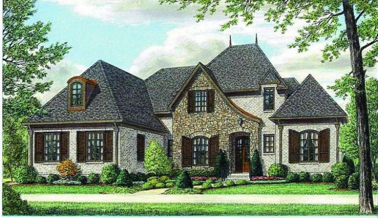 House Plan House Plan #9864 Front Elevation