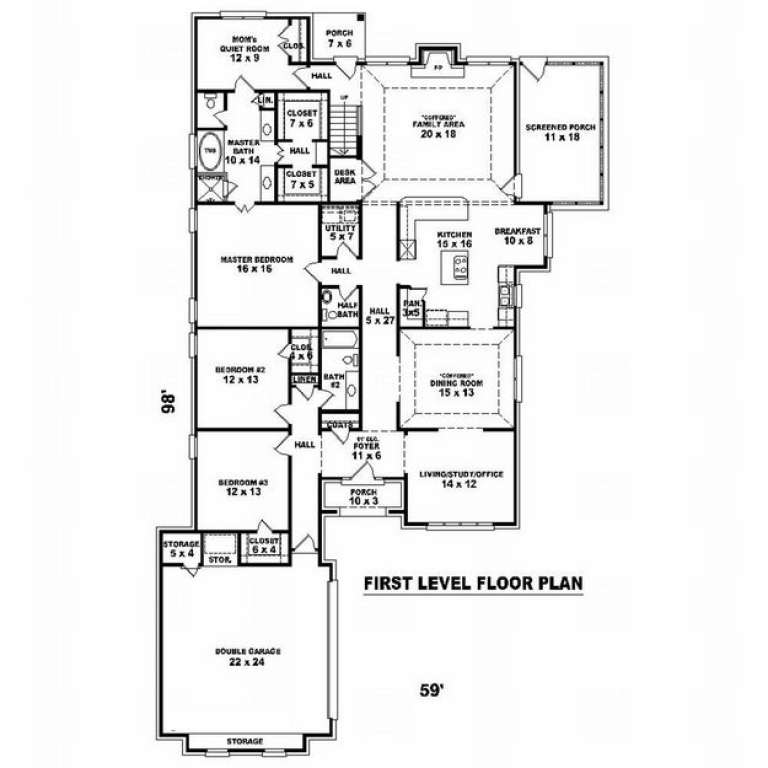 House Plan House Plan #9881 Drawing 1