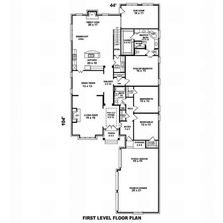 House Plan House Plan #9884 Drawing 1