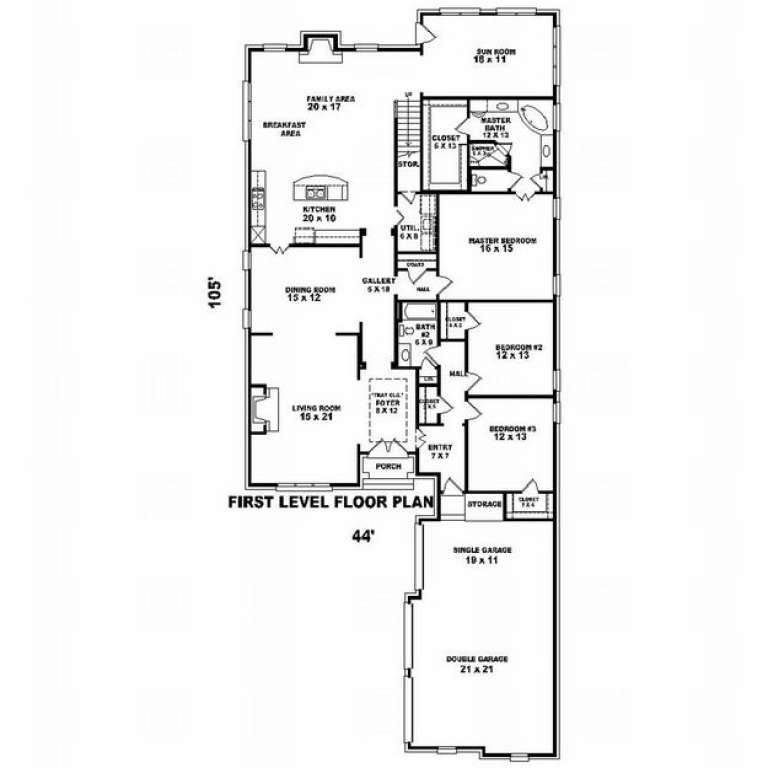 House Plan House Plan #9886 Drawing 1