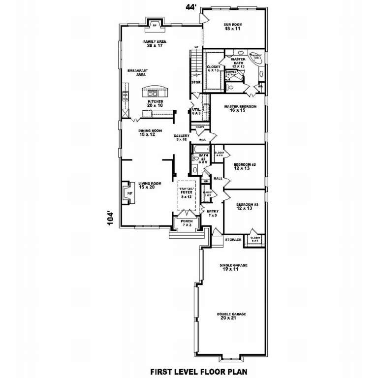 House Plan House Plan #9887 Drawing 1
