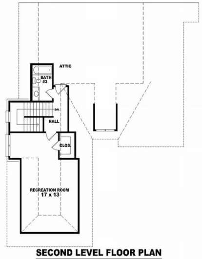 Floorplan 2 for House Plan #053-02018