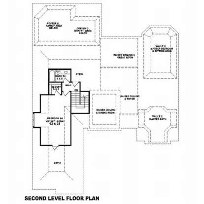 Floorplan 2 for House Plan #053-02049