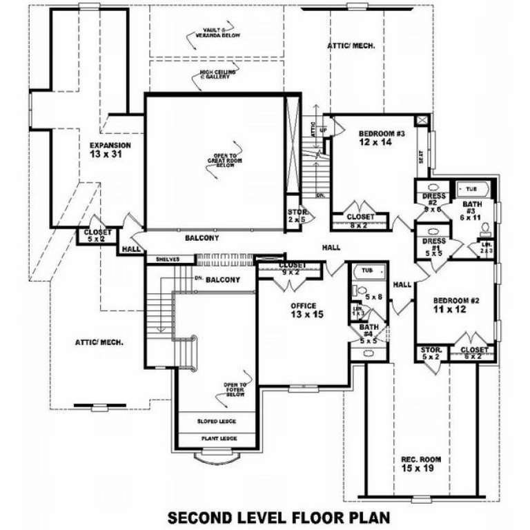 House Plan House Plan #9928 Drawing 2
