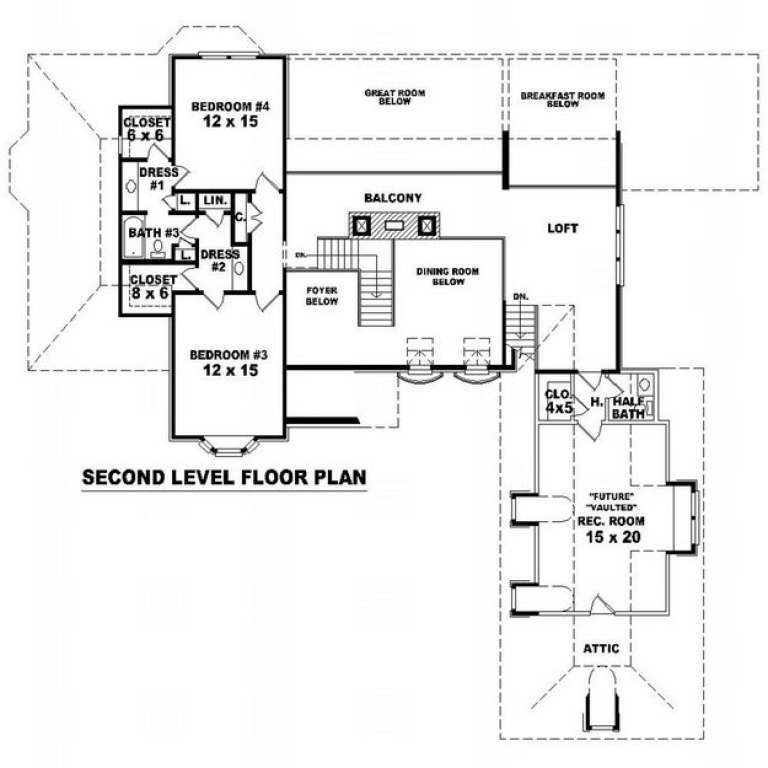 House Plan House Plan #9929 Drawing 2