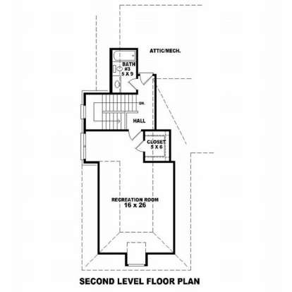 Floorplan 2 for House Plan #053-02070