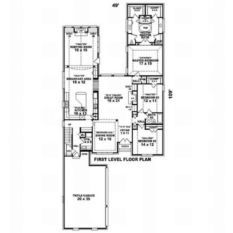 House Plan House Plan #9945 Drawing 1