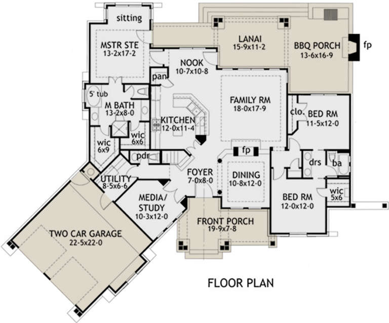 House Plan House Plan #15403 Drawing 1