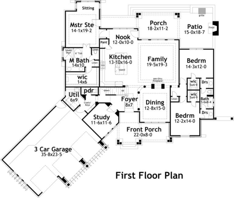 House Plan House Plan #15803 Drawing 1