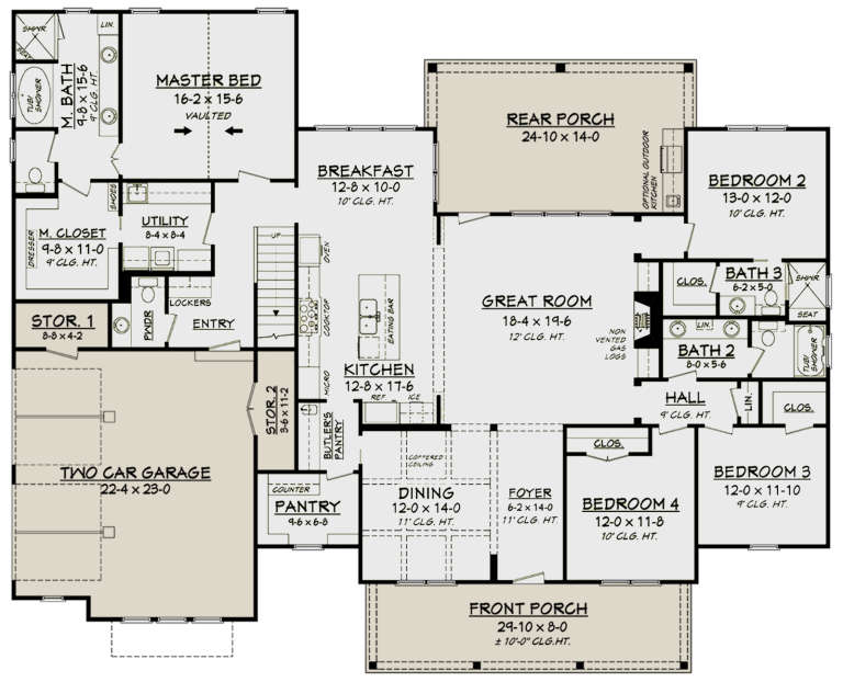 House Plan House Plan #18815 Drawing 1