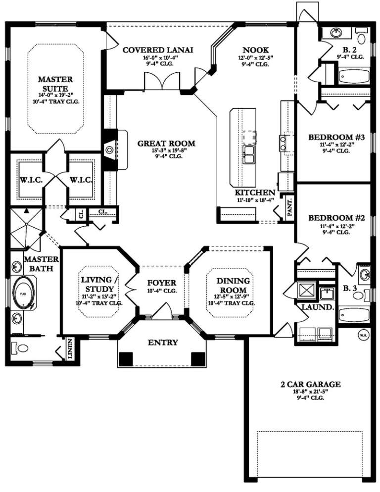 House Plan House Plan #19788 Drawing 1